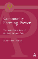 Matthias Wenk: Community-Forming Power, reviewed by Amos Yong