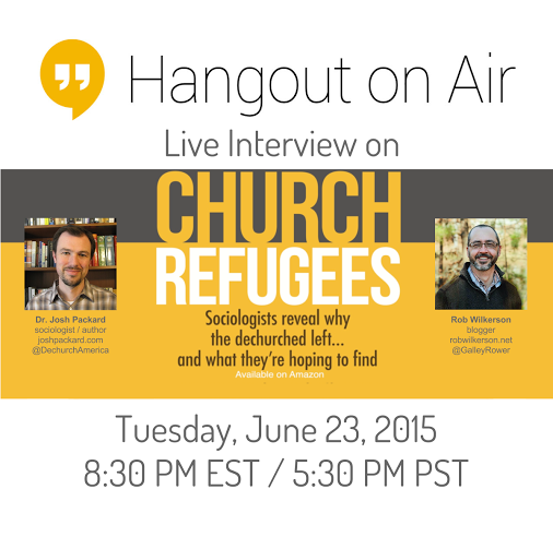 Live interview on Church Refugees