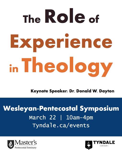 Wesleyan-Pentecostal Symposium 2016