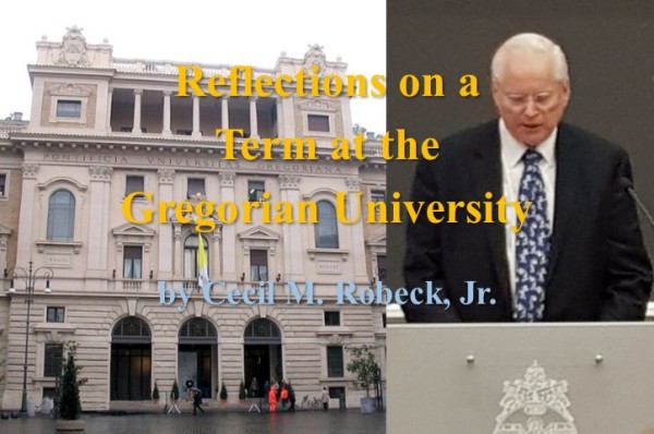 Reflections on a Term at the Gregorian University