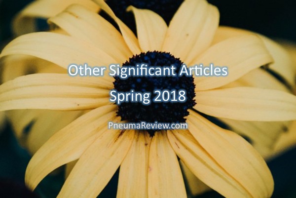 Spring 2018: Other Significant Articles