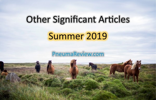 Summer 2019: Other Significant Articles