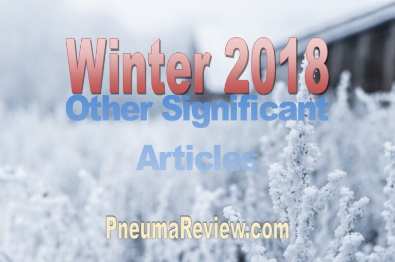 Winter 2018: Other Significant Articles