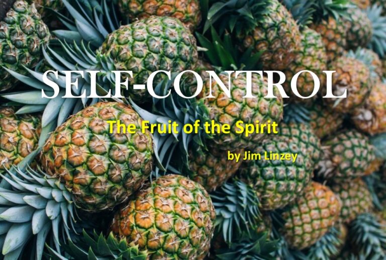 The Fruit of the Spirit: Self-Control