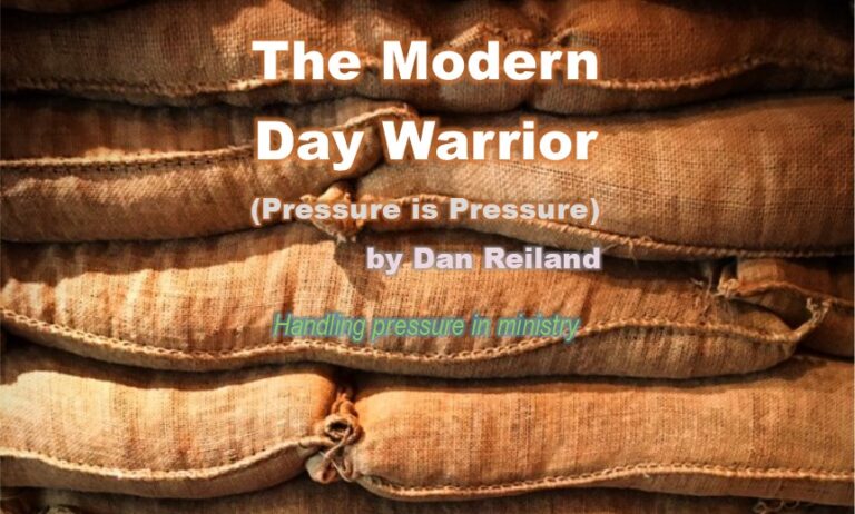 The Modern Day Warrior (Pressure is Pressure)