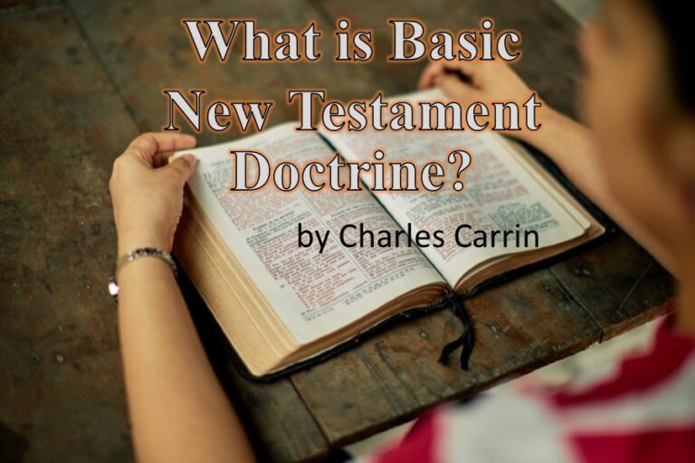 What is Basic New Testament Doctrine?