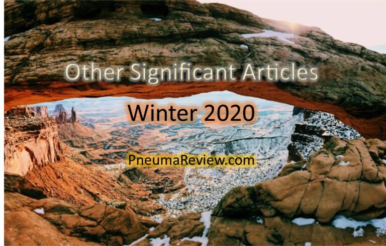 Winter 2020: Other Significant Articles